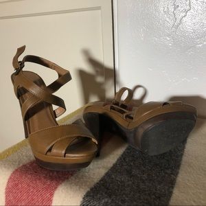 Aldo Brown Platform Heels